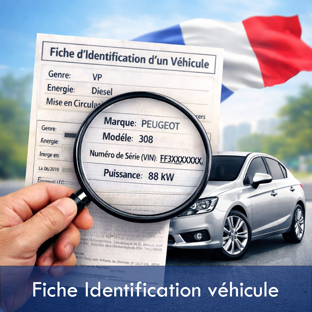 Fiche Identification véhicule