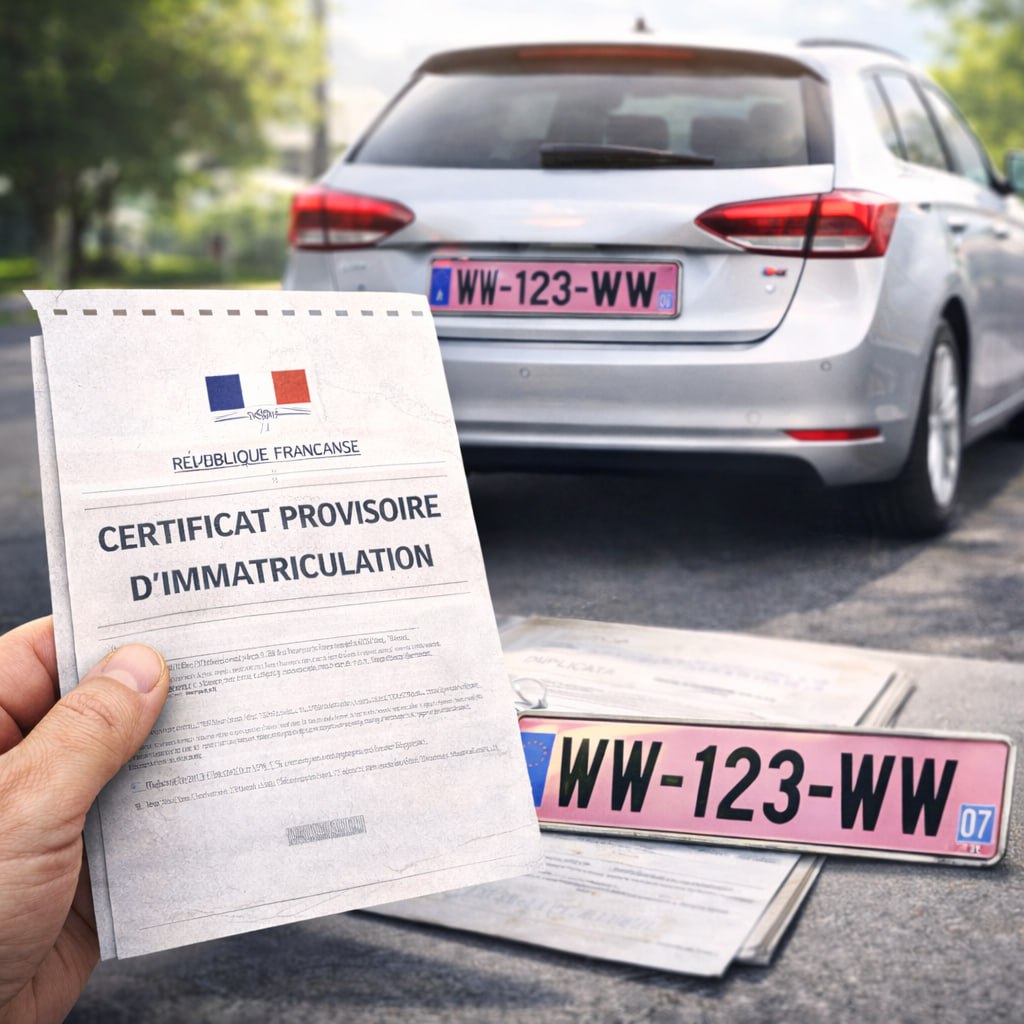 Carte Grise Provisoire WW