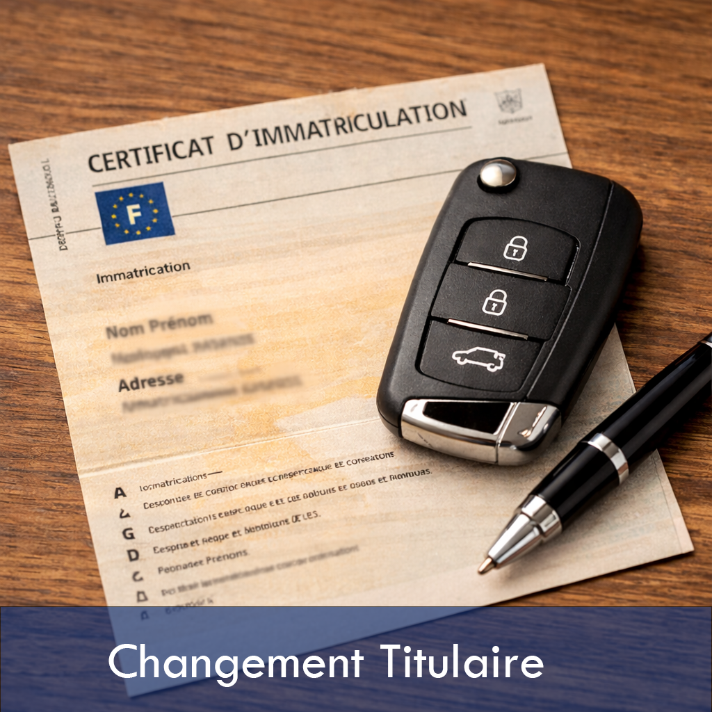 Changement de titulaire